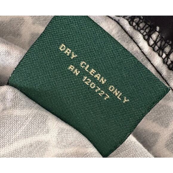 Harve Benard Large One Button Jacket Blazer White Black Reptile Print - Picture 4 of 8